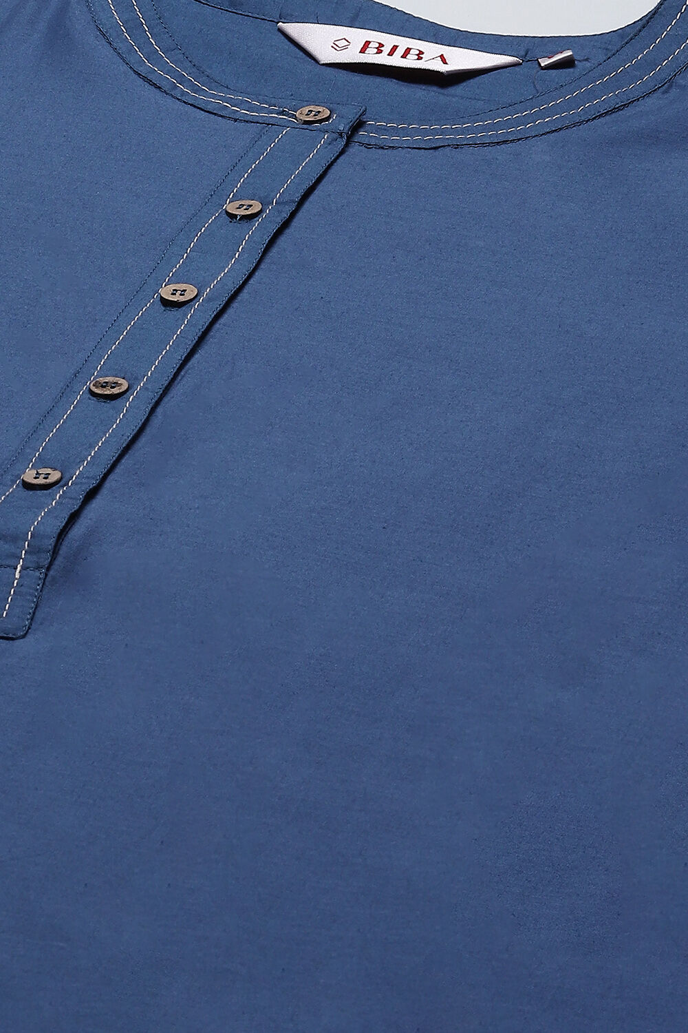 Black Cotton Straight Kurta Palazzo Suit Set image number 1