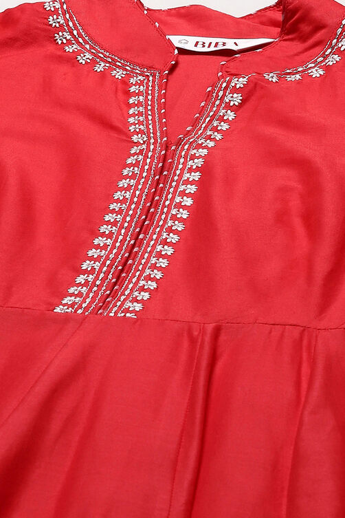 Black Cotton Anarkali Printed Kurta Churidar Suit Set image number 1