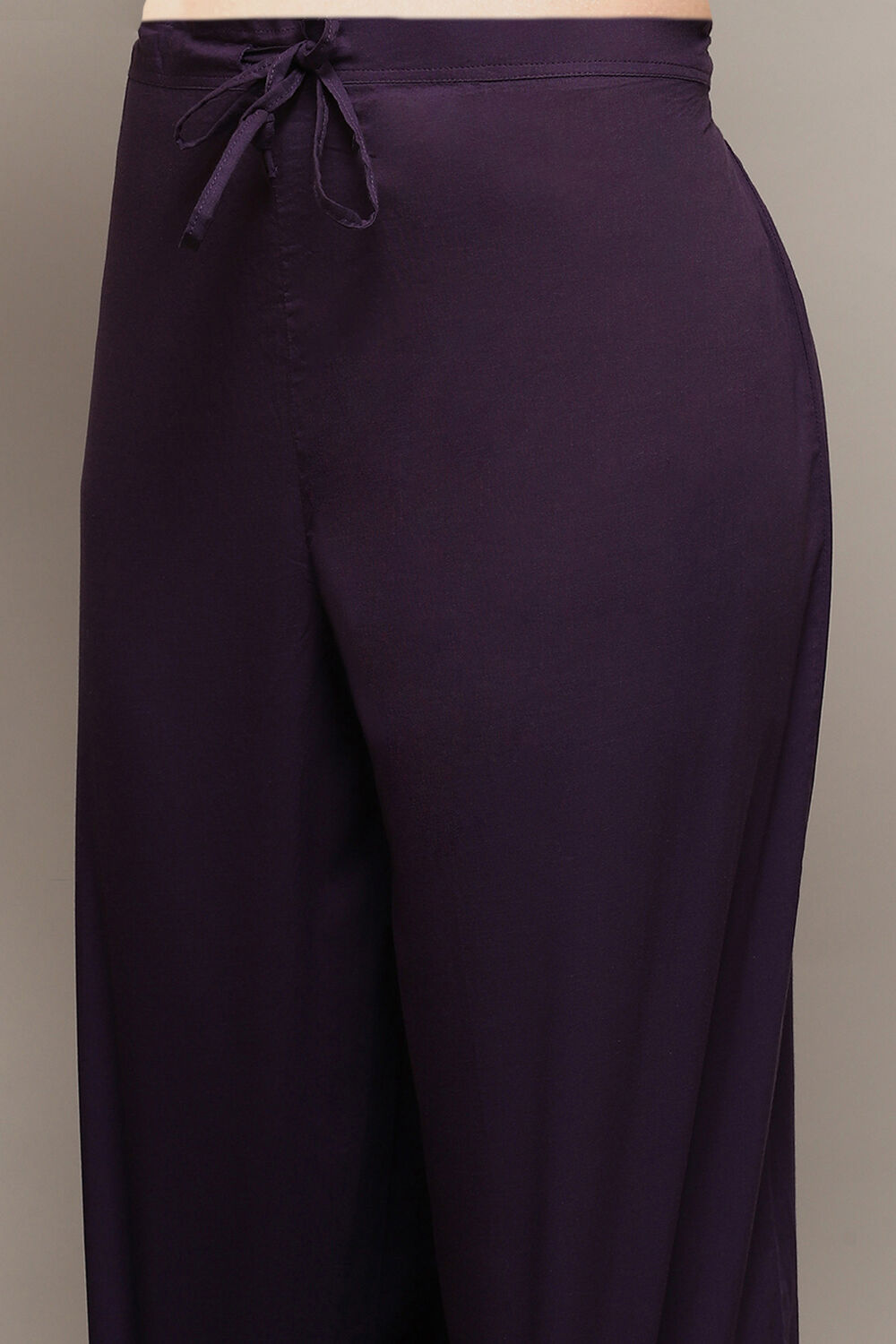 Indigo Cotton Anarkali Kurta Palazzo Suit Set image number 2