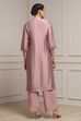 Light Green Viscose Blend Straight Dyed Suit Set image number 4
