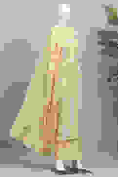 Orange Cotton Unstitched Suit Set image number 4