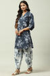 Red Cotton Straight Kurta Set image number 3