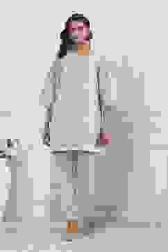 Pink Cotton Printed Straight Kurta Set image number 6