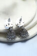 Light Purple Brass Jhumka image number 2