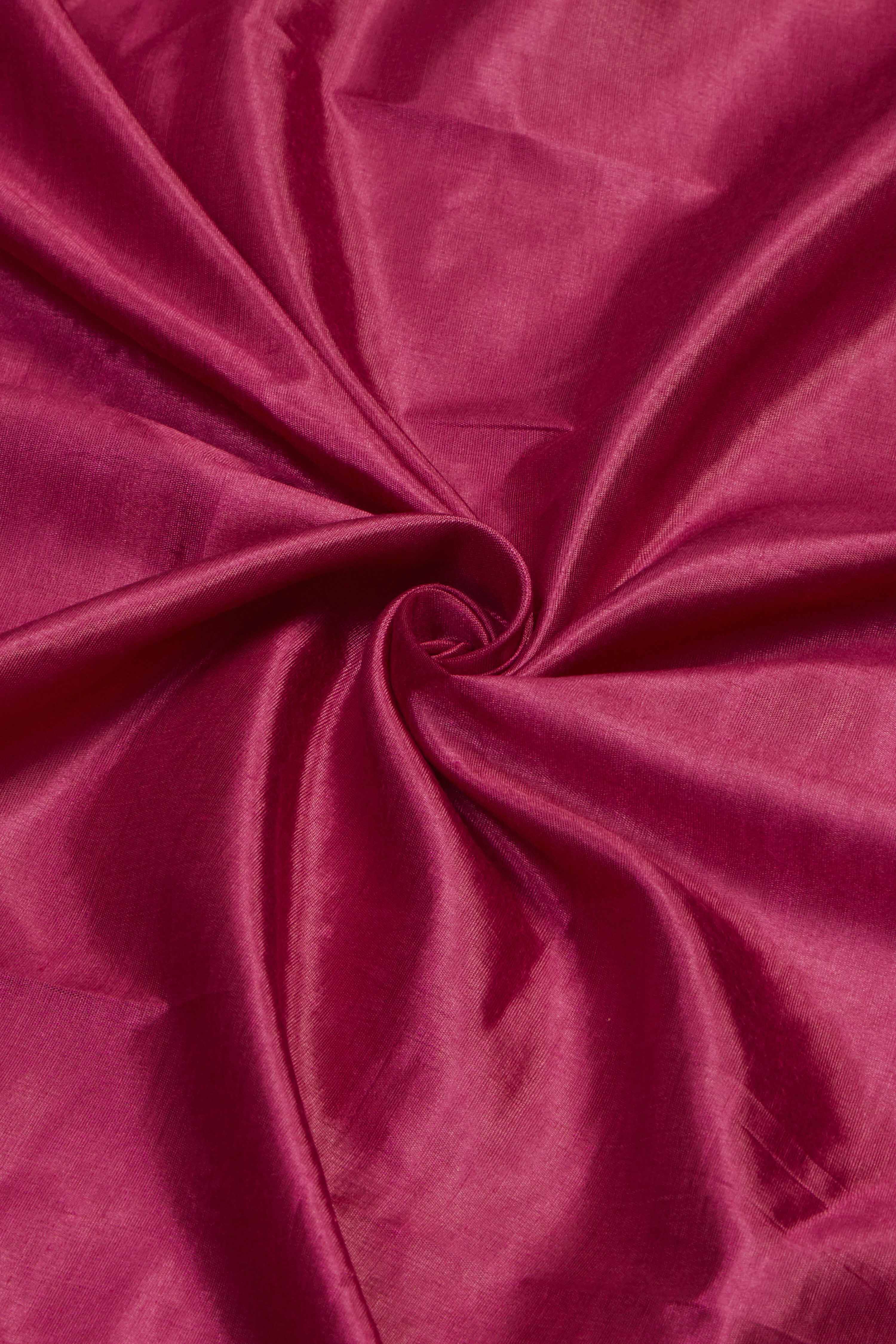 Wine Organza Unstitched Suit Set image number 2