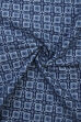 Indigo Cotton Screen Print Unstitched Suit Set image number 2