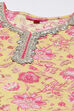 Yellow & Pink Cotton Lehenga Set image number 1