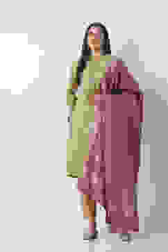 Onion Pink Art Silk Dupatta image number 0