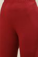 Camel Cotton Blend Solid Churidar image number 1