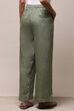 Towny Port Cotton Straight Solid Pants image number 4