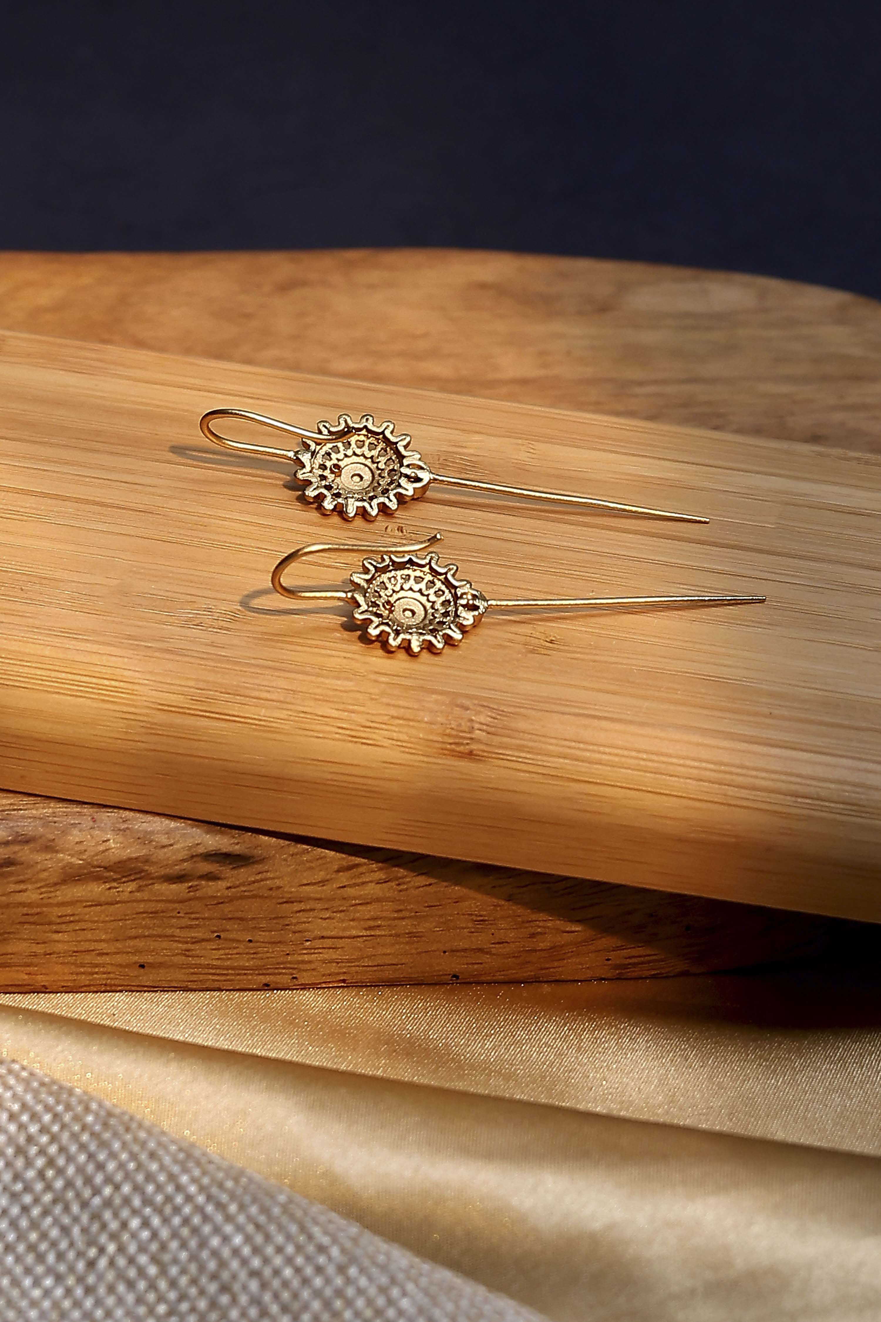 Gold Brass Earcuff image number 2