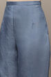 Blue Polyester Unstitched Suit set image number 3