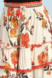Cream Viscose Rayon Skirt image number 1