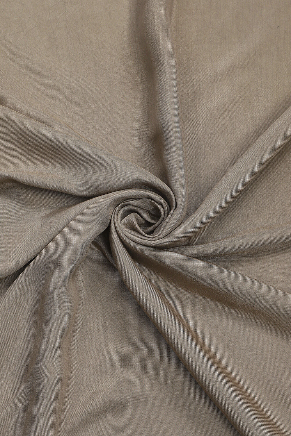 Beige Chanderi Hand Embroidered Unstitched Suit Set image number 2