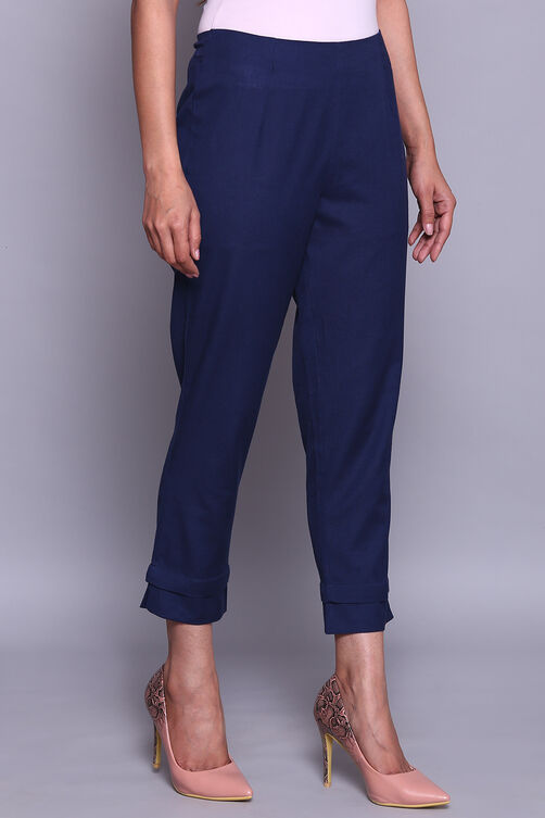 Green Bay Cotton Blend Solid Pant image number 0