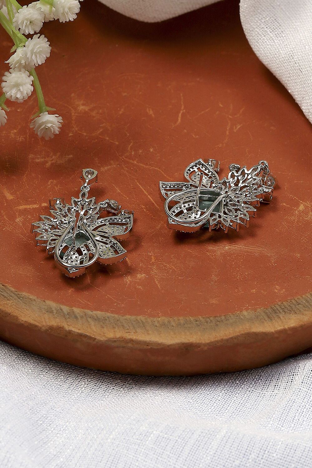 Mint Green Alloy Drop & Danglers image number 2