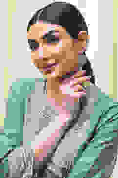 Mint Green Brass Drop & Danglers image number 3