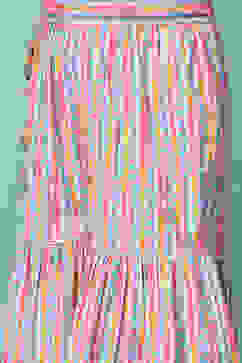 Light Blue Cotton Gathered Kurta Garara Suit Set image number 2