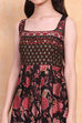 Black Viscose Blend Kalidar Suits image number 1