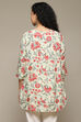 Ecru Rayon Printed Kurti image number 3