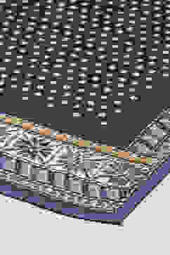 Blue LIVA Straight Kurta Palazzo Suit Set image number 3