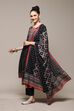 Red Cotton Anarkali Kurta Palazzo Suit Set image number 5