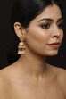 Gold Oxidised Jhumkis image number 2