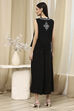 Black Solid Straight Co-ord Set image number 4