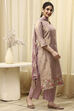 Coral Tissue Machine Embroidered Unstitched Suit Set image number 6