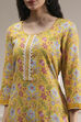 Turquoise Chanderi Handloom Unstitched Suit Set image number 2
