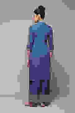 Slate Blue LIVA Straight Solid 2 Piece Set image number 4