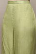 Olive Polyester Unstitched Suit set image number 3