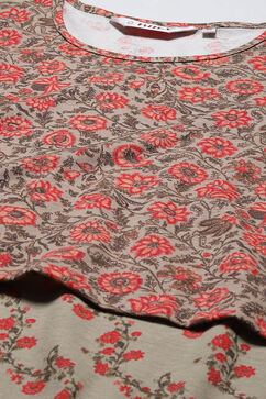 Jade Blue Cotton Printed Sleepwear image number 1