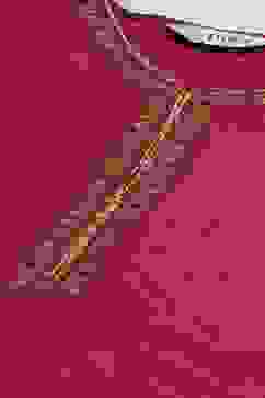 Wine Solid LIVA Straight Kurta Regular Pant Suit Set image number 1