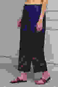 Navy Rayon Palazzo image number 2