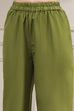 Green Tussar Digital Print Unstitched Suit Set image number 3