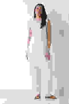 White Cotton Salwar image number 0