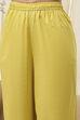 Green Modal Blend Straight Suit Set image number 2