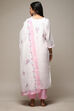Pink Linen Digital Print Unstitched Suit Set image number 5