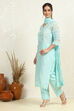Pink Lace Design Unstitched Suit Set image number 4