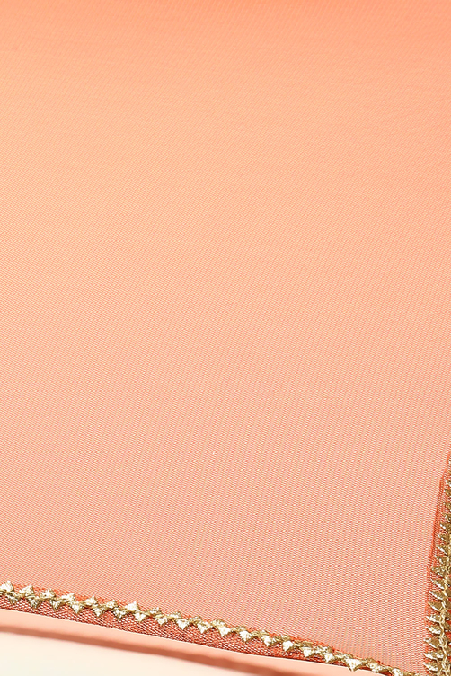 Burnt Orange Rayon Straight Kurta Pants Suit Set image number 3