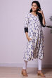 Off White Cotton Yarndyed Kurta image number 3