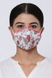 Multicolored Cotton Flax Printed Face Mask image number 1