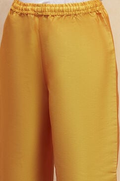 Yellow Polyester Anarkali Suit Set image number 2