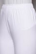 Black Cotton Blend Solid Churidar image number 6