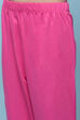 Blue Cotton Straight Solid Kurta Set image number 2