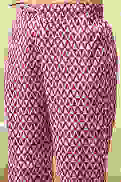 Coral Cotton Hand Block Print Unstitched Suit Set image number 4