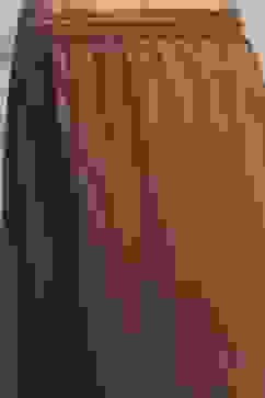 Brown Cotton Anarkali Yarndyed Suit Set image number 2