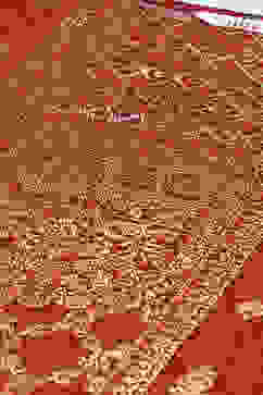 Rust Rayon Straight Printed Kurta image number 1