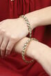 Gold Kundan Kade Festive Bangle image number 1